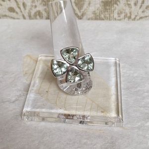 925 Silver Prasiolite Ring